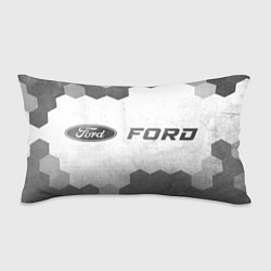 Подушка-антистресс Ford - white gradient по-горизонтали, цвет: 3D-принт