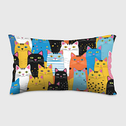 Подушка-антистресс Разноцветные котики