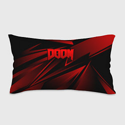 Подушка-антистресс Doom - красная абстракция, цвет: 3D-принт