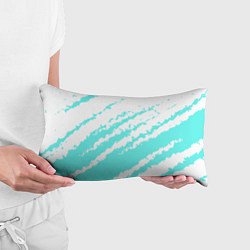 Подушка-антистресс The color is light blue and white, цвет: 3D-принт — фото 2