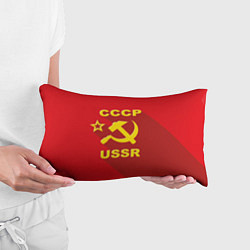 Подушка-антистресс СССР серп и молот, цвет: 3D-принт — фото 2