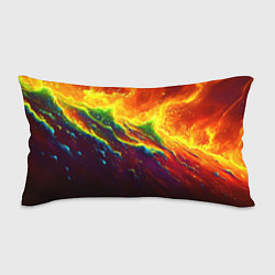Подушка-антистресс Абстрактные волны с огнем, цвет: 3D-принт