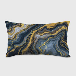 Подушка-антистресс Золотые диагонали, цвет: 3D-принт