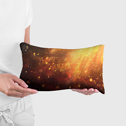 Подушка-антистресс Золотая блестящая текстура, цвет: 3D-принт — фото 2