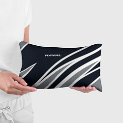 Подушка-антистресс Haval тёмно-синий абстрактный, цвет: 3D-принт — фото 2