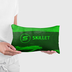 Подушка-антистресс Skillet - green gradient по-горизонтали, цвет: 3D-принт — фото 2