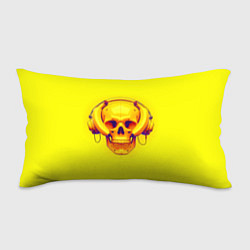 Подушка-антистресс Yellow bananas skull - cyberpunk