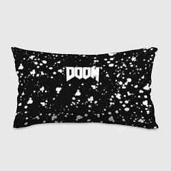 Подушка-антистресс Doom белые краски всплеск, цвет: 3D-принт