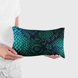 Подушка-антистресс Бирюзовая змеиная кожа, цвет: 3D-принт — фото 2