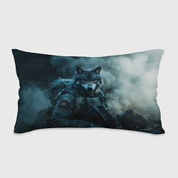 Подушка-антистресс Волк солдат, цвет: 3D-принт
