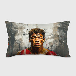 Подушка-антистресс Артуро Гатти на сером