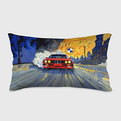 Подушка-антистресс Красная BMW на скорости