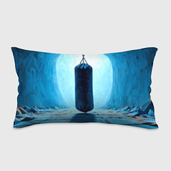 Подушка-антистресс Боксерская груша на синем