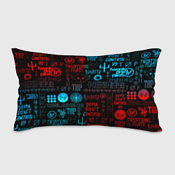 Подушка-антистресс Twenty one pilots rock pattern, цвет: 3D-принт