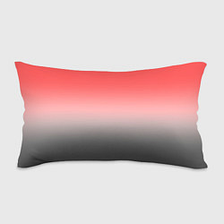 Подушка-антистресс Бледный красно-серый градиент, цвет: 3D-принт