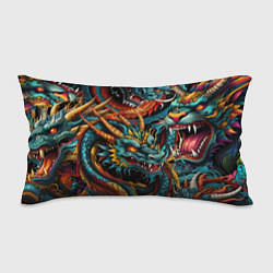 Подушка-антистресс Татуировка дракона ирезуми, цвет: 3D-принт