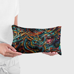 Подушка-антистресс Татуировка дракона ирезуми, цвет: 3D-принт — фото 2