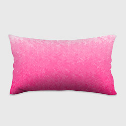Подушка-антистресс Розовый градиент с узором, цвет: 3D-принт