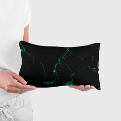 Подушка-антистресс Color black turquoise, цвет: 3D-принт — фото 2