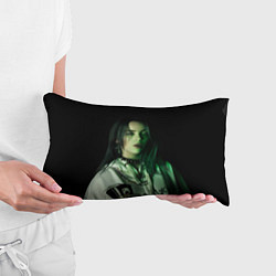 Подушка-антистресс Billie Eilish with cross, цвет: 3D-принт — фото 2