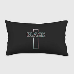 Подушка-антистресс Black - cross, цвет: 3D-принт