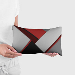 Подушка-антистресс Color black red grey, цвет: 3D-принт — фото 2