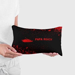 Подушка-антистресс Papa Roach - red gradient по-горизонтали, цвет: 3D-принт — фото 2