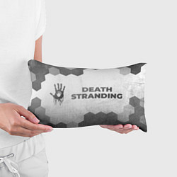 Подушка-антистресс Death Stranding - white gradient по-горизонтали, цвет: 3D-принт — фото 2