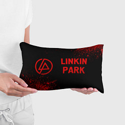 Подушка-антистресс Linkin Park - red gradient по-горизонтали, цвет: 3D-принт — фото 2