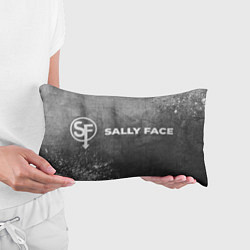 Подушка-антистресс Sally Face - grey gradient по-горизонтали, цвет: 3D-принт — фото 2