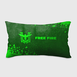 Подушка-антистресс Free Fire - green gradient по-горизонтали, цвет: 3D-принт