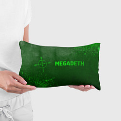 Подушка-антистресс Megadeth - green gradient по-горизонтали, цвет: 3D-принт — фото 2