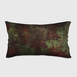 Подушка-антистресс Абстракция - green fabric soaked in red paint