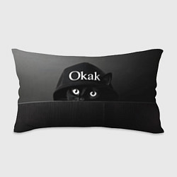 Подушка-антистресс Кот в капюшоне, окак, мем, цвет: 3D-принт