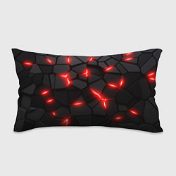 Подушка-антистресс Красная неоновая броня, цвет: 3D-принт
