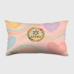 Подушка-антистресс Astro круглый цветочный логотип, цвет: 3D-принт