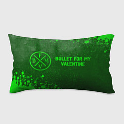Подушка-антистресс Bullet For My Valentine - green gradient по-горизо, цвет: 3D-принт