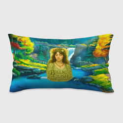 Подушка-антистресс Билли Айлиш на фоне природы