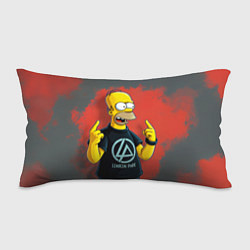 Подушка-антистресс Гомер в футболке Linkin Park, цвет: 3D-принт