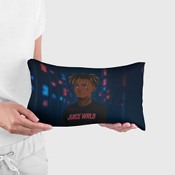 Подушка-антистресс Juice WRLD - Неоновый аниме арт, цвет: 3D-принт — фото 2