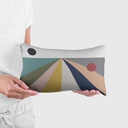 Подушка-антистресс Черное солнце красная луна, цвет: 3D-принт — фото 2