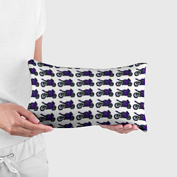 Подушка-антистресс Motorcycle purple gloss, цвет: 3D-принт — фото 2