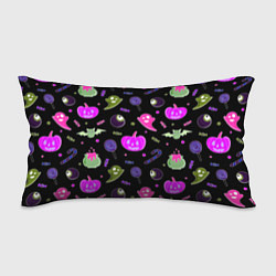 Подушка-антистресс Halloween pink black pumpkin, цвет: 3D-принт