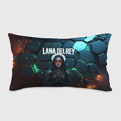 Подушка-антистресс Lana Del Rey в стиле киберпанка, цвет: 3D-принт