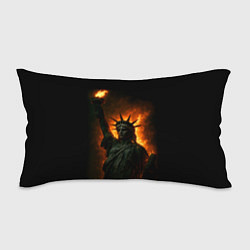 Подушка-антистресс Статуя свободы в огне, цвет: 3D-принт