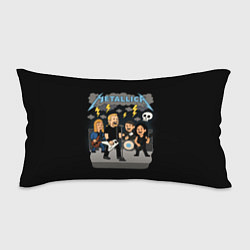 Подушка-антистресс Металлика, мультяшный стиль, цвет: 3D-принт