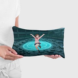Подушка-антистресс Радостная Сиратори Айра в прыжке, цвет: 3D-принт — фото 2
