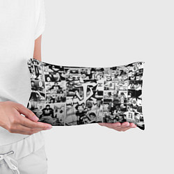 Подушка-антистресс Doom anime black, цвет: 3D-принт — фото 2