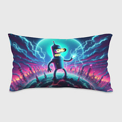 Подушка-антистресс Робот-сгибальщик Бендер пропускает через себя молн, цвет: 3D-принт