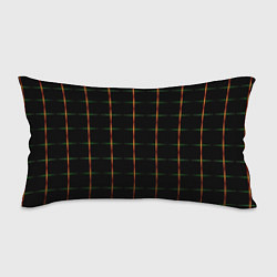 Подушка-антистресс Color black orange green crosses, цвет: 3D-принт